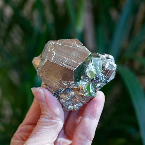 Dodecahedron Pyrite Cluster, Peru
