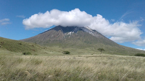 A volcano in Tanzania