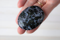 black indigo gabbro palm stone