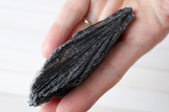 large black kyanite blade