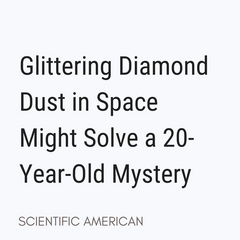 Diamond Space Dust