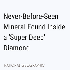 never seen before mineral discovered