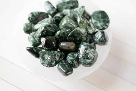 Seraphinite Tumbled Stones