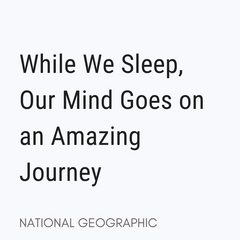 mind's journey during sleep