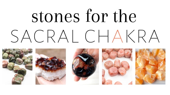 There are many healing stones for the sacral chakra including Unakite, Carnelian, Snowflake Obsidian, Orange Calcite, Red Jasper, Citrine and Sunstone. In general, stones with orange, golden or red-orange color are considered supportive stones for the Sacral Chakra.